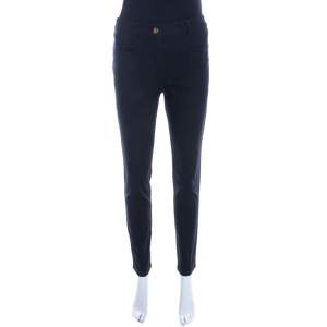 Escada Navy Blue Stretch Denim Teresa Straight Leg Jeans S