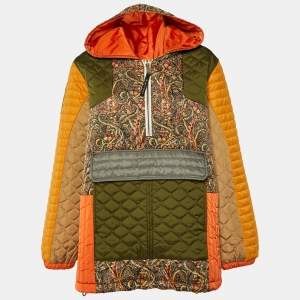 Etro Multicolor Patchwork Quilted Jacket S