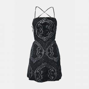 Etro Multicolor Sequin Emberllished Mini Dress IT 40