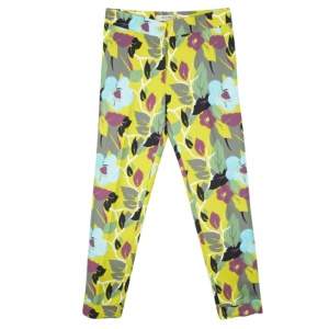 Etro Multicolor Floral Printed Cotton Trousers S
