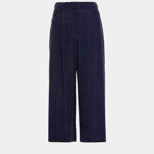 Etro Navy Blue Viscose Culottes M (IT 44)