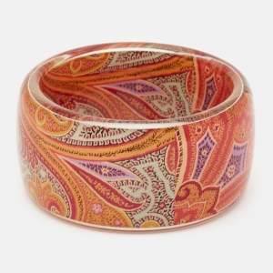 Etro  Multi Color Resin Printed Bangle