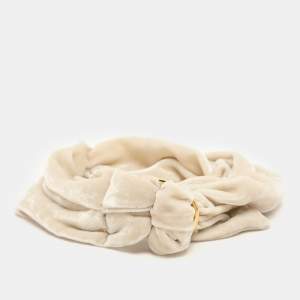 Etro Beige Velvet Headband