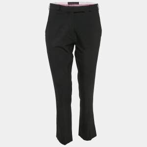 Etro Black Crepe Tailored Trousers S