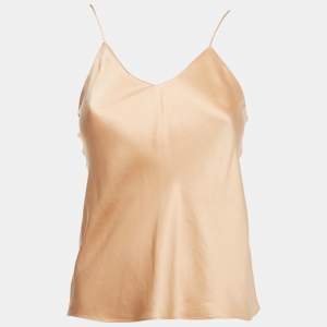 Etro Peach Satin Camisole Top S