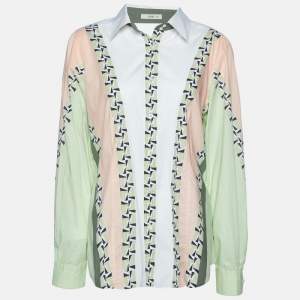 Etro Multicolor Printed Cotton Shirt L