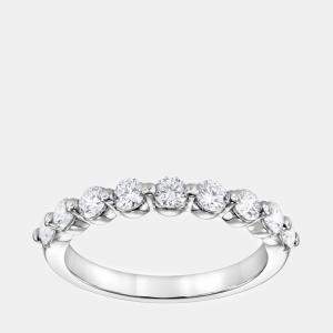 14K White Gold  Lab Grown Diamond Band (0.5 cts)
