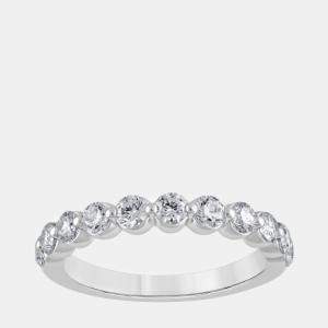 14K White Gold  Lab Grown Diamond Band (1 cts)