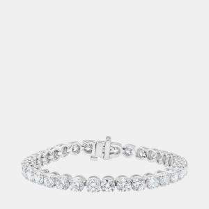14K White Gold  Lab Grown Diamond Tennis Bracelet (10 cts)