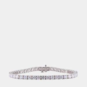 14K White Gold  Lab Grown Diamond Tennis Bracelet (10.45 cts)