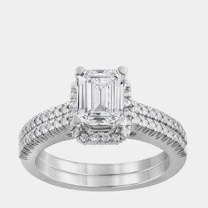 مملوكة مسبقًا 1.45ct 14k White Gold Lab Grown Diamond Bridal Set