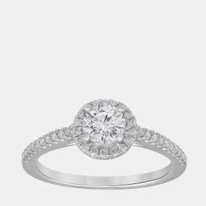 Pre Owned 1.01ct 14k White Gold Lab Grown Diamond Engagement Ring US 7