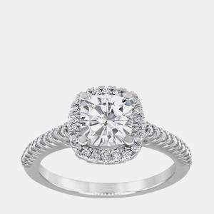 Pre Owned 1.05ct 14k White Gold Lab Grown Diamond Engagement Ring