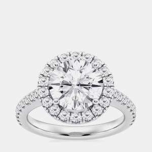 Pre Owned 1.45ct 14k White Gold Lab Grown Diamond Engagement Ring