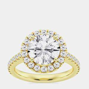 Pre Owned 1.95ct 14k Yellow Gold Lab Grown Diamond Engagement Ring