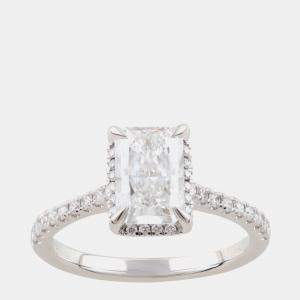 Pre Owned 1.95ct 14k White Gold Lab Grown Diamond Engagement Ring