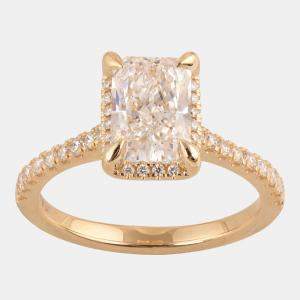 Pre Owned 1.95ct 14k Yellow Gold Lab Grown Diamond Engagement Ring