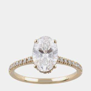 Pre Owned 1.95ct 14k Yellow Gold Lab Grown Diamond Engagement Ring