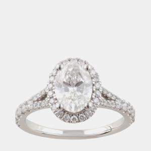 Pre Owned 1.95ct 14k White Gold Lab Grown Diamond Engagement Ring
