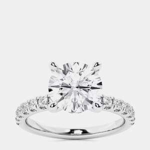 Pre Owned 2.23ct 14k White Gold Lab Grown Diamond Engagement Ring