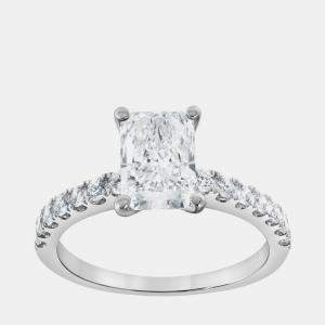 Pre Owned 2.23ct 14k White Gold Lab Grown Diamond Engagement Ring
