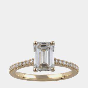 Pre Owned 2.23ct 14k Yellow Gold Lab Grown Diamond Engagement Ring
