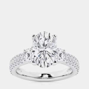 Pre Owned 2.23ct 14k White Gold Lab Grown Diamond Engagement Ring