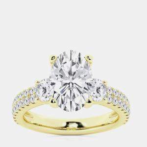 Pre Owned 2.23ct 14k Yellow Gold Lab Grown Diamond Engagement Ring
