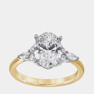 Pre Owned 2.25ct 14k Yellow Gold Lab Grown Diamond Engagement Ring