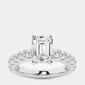 Pre Owned 2.45ct 14k White Gold Lab Grown Diamond Engagement Ring