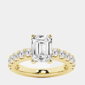 Pre Owned 2.45ct 14k Yellow Gold Lab Grown Diamond Engagement Ring