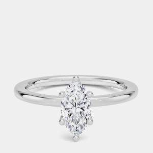 Pre Owned 0.7ct 14k White Gold Lab Grown Diamond Solitaire Ring