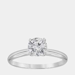 Pre Owned 1ct 14k White Gold Lab Grown Diamond Solitaire Ring