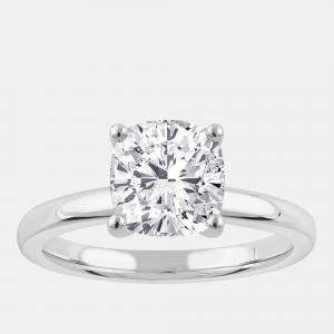 Pre Owned 2ct 14k White Gold Lab Grown Diamond Solitaire Ring
