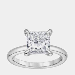 مملوكة مسبقًا 3ct 14k White Gold Lab Grown Diamond Solitaire Ring
