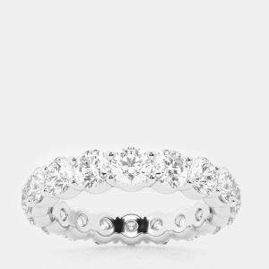 Pre Owned 3ct 14k White Gold Lab Grown Diamond Eternity Band