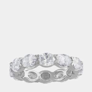 مملوكة مسبقًا 3.91ct 14k White Gold Lab Grown Diamond Eternity Band