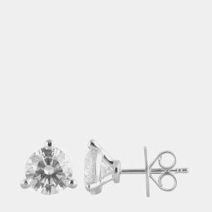مملوكة مسبقًا 0.8ct 14k White Gold Lab Grown Diamond Martini Stud Earring