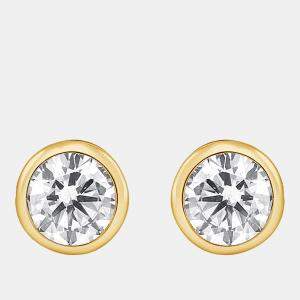 مملوكة مسبقًا 0.95ct 14k Yellow Gold Lab Grown Diamond Basic Stud Earring