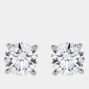 مملوكة مسبقًا 1.5ct 14k White Gold Lab Grown Diamond Basic Stud Earring