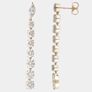 Pre Owned 6.95ct 14k Yellow Gold Lab Grown Diamond Fashion Earring