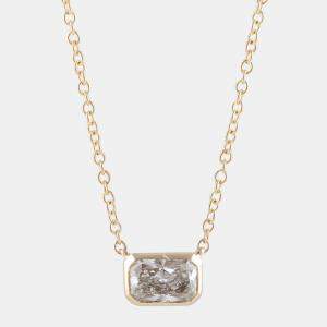 مملوكة مسبقًا 0.45ct 14k Yellow Gold Lab Grown Diamond Solitaire Pendant