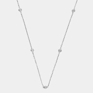 مملوكة مسبقًا 0.35ct 14k White Gold Lab Grown Diamond Diamond by The Yard Necklace