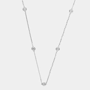 مملوكة مسبقًا 0.75ct 14k White Gold Lab Grown Diamond Diamond by The Yard Necklace