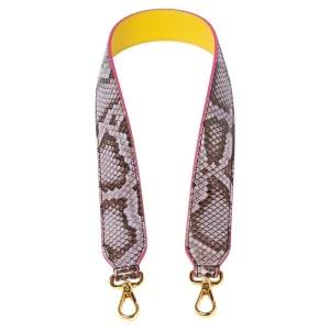 Pre Owned Fendi Multicolor Python  Strap You Shoulder Bag Strap
