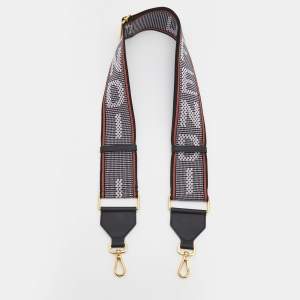 Pre Owned Fendi Multicolor Fabric And Leather Strap You Bag Shoulder Strap