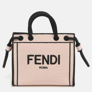 مملوكة مسبقًا Fendi Mini Pink Canvas Shopping Tote