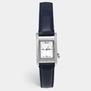 Fendi Mother of Pearl Stainless Steel Leather 7100L Women's Wristwatch 21 mm