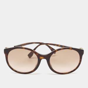 Fendi Havana Gradient FF0362/F Round Sunglasses
