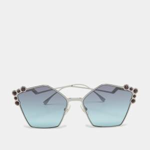 Fendi Blue Gradient FF 0261/S Spike Cat Eye Sunglasses